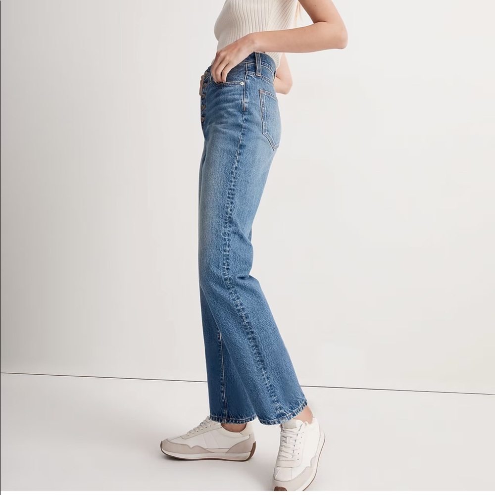 The Perfect Vintage Straight Jean in Becker Wash